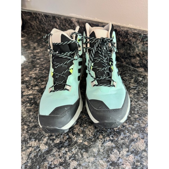 Adidas Terrex Free Hiker Gore-Tex Women's Hiking Boots Mint Black IF4850 Size 9 - Picture 4 of 9